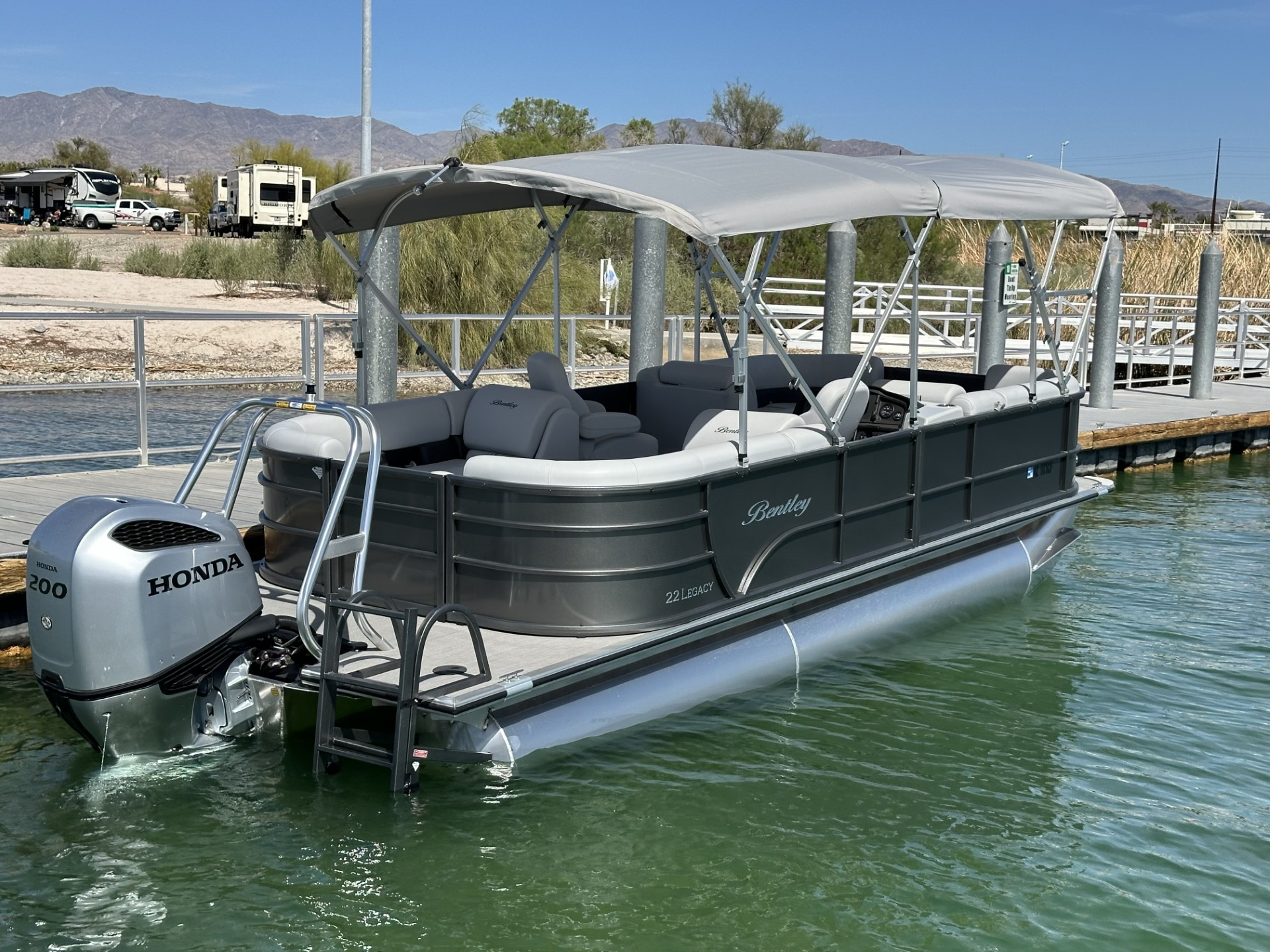 2023 Bentley 23 Gold 250hp rental at Lake Havasu City, AZ