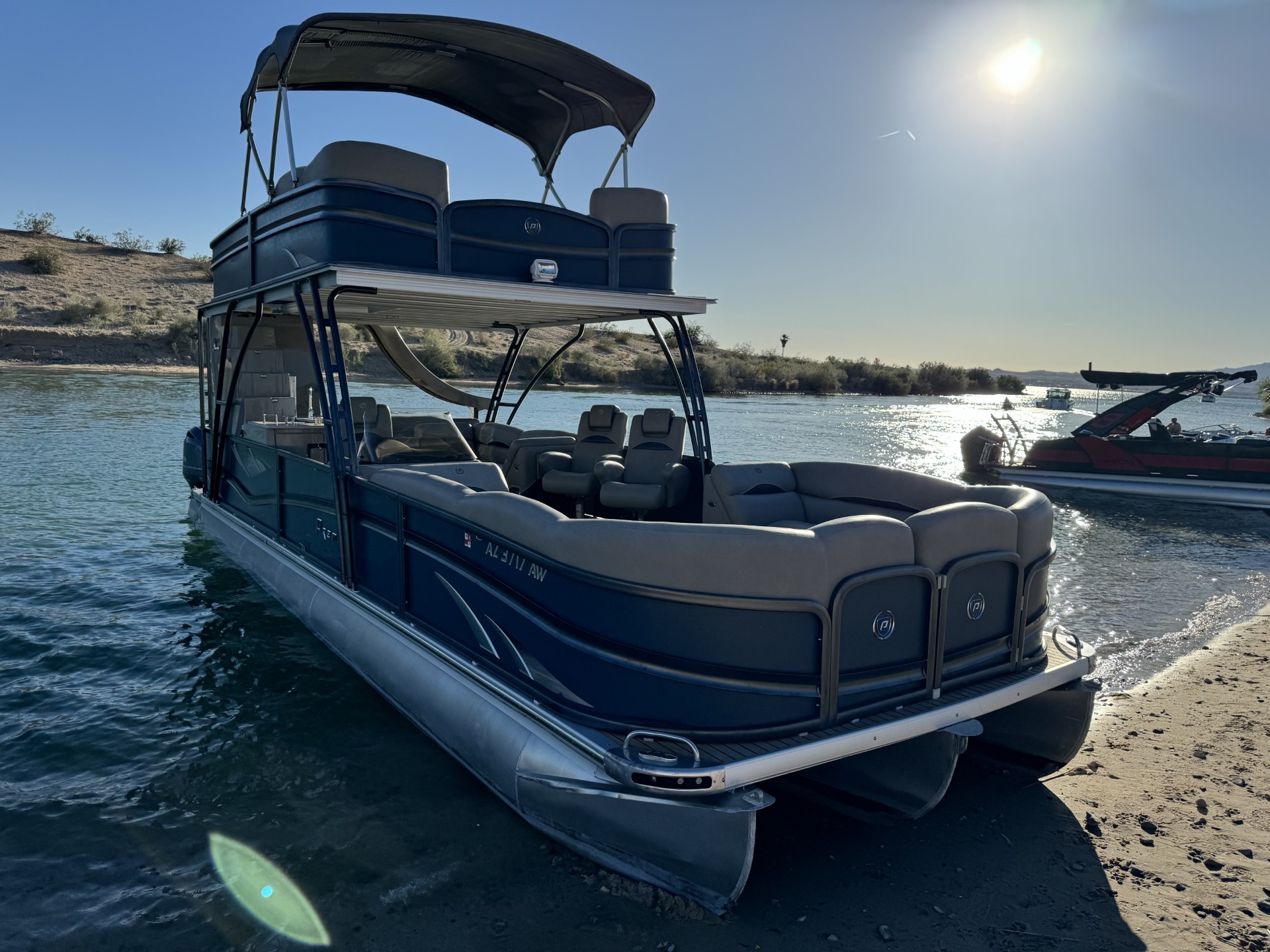 2018 Premier 3100 Skydeck rental at Lake Havasu City, AZ