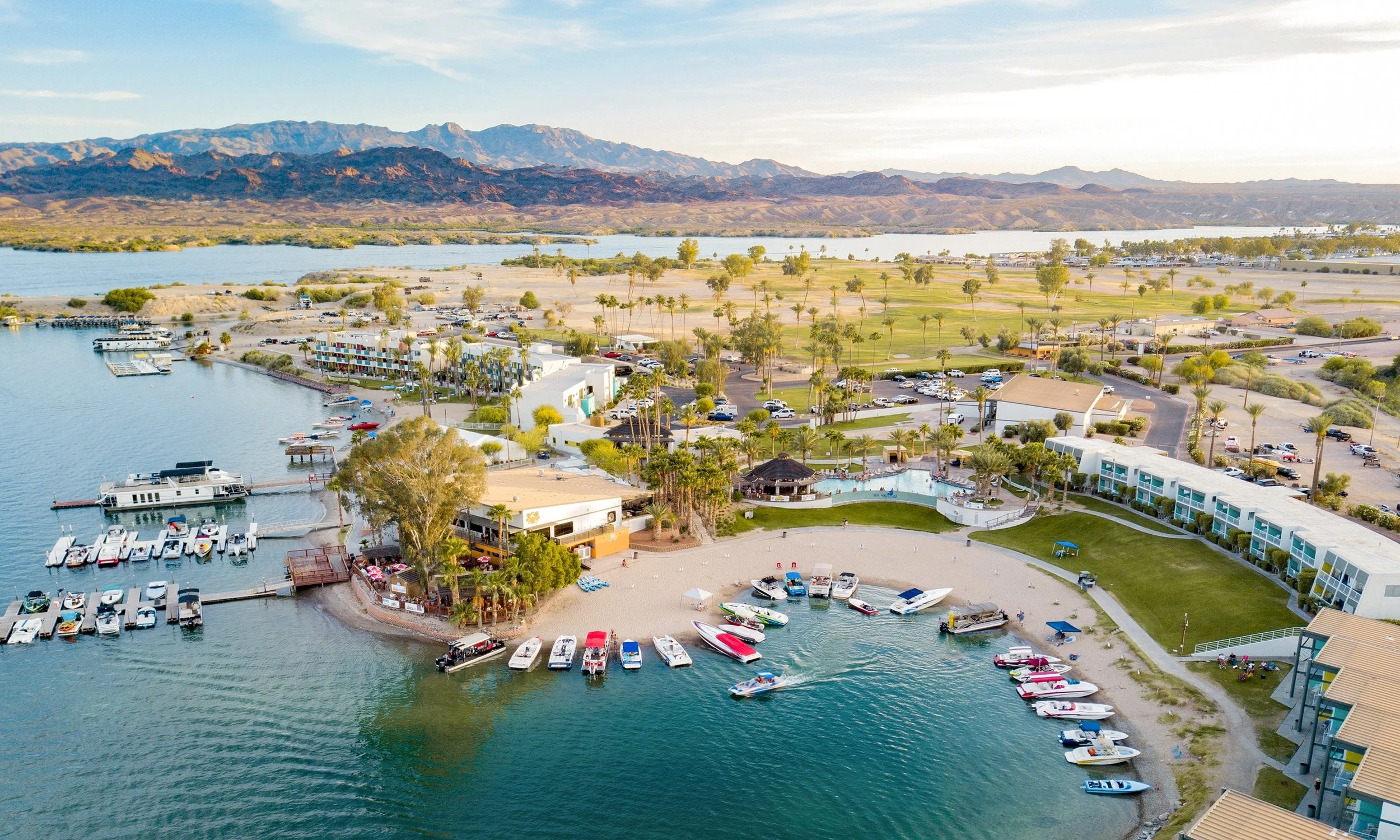 Lake Havasu aerial view