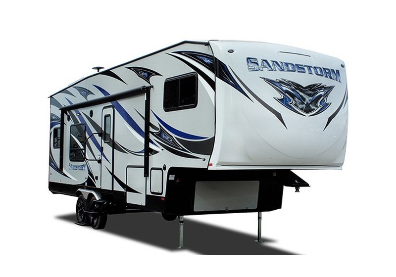 2018 Sandstorm F286GSLR Toy Hauler rental at Lake Havasu City, AZ – Sleeps 6